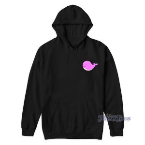 Cute Pingk Whale Hoodie for Unisex