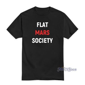 Flat Mars Society T-Shirt for Unisex