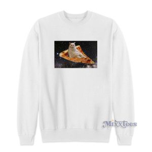 Pizza Cat Space Sweatshirt for Unisex