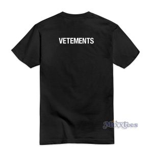 Staff Vetements T-Shirt For Unisex