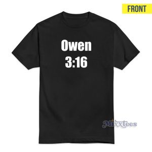 3:16 Owen Hart 1997 T-Shirt For Unisex
