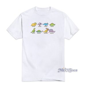 Know Your Dinosaurs T-Shirt For Unisex