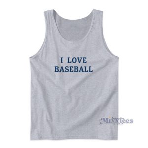 I Love Baseball Tank Top for Unisex