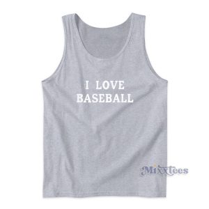 I Love Baseball Tank Top for Unisex