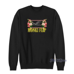 Monki Flip Floral Sweatshirt for Unisex