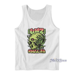 Wiz Khalifa Cannabis Skull Tank Top for Unisex