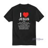 Lil Nas X Pizzaslime I Love Jesus and Montero T-Shirt