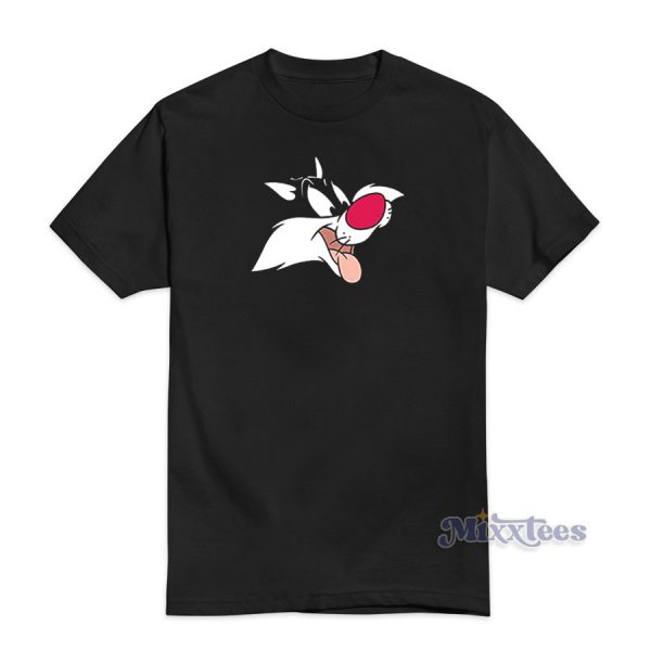 Looney Tunes Sylvester Face T-Shirt For Unisex