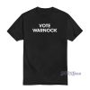 Vote Warnock T-Shirt For Unisex