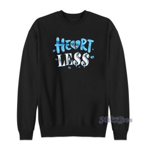 Heart Less Sweatshirt for Unisex
