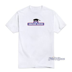 Hiroshi Suzuki Cat Logo T-Shirt For Unisex
