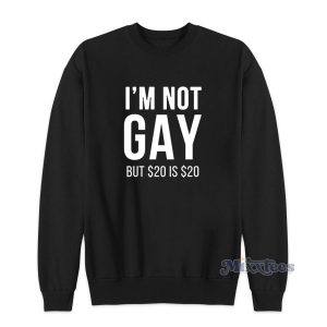 I’m Not Gay But 20 Is 20 Sweatshirt for Unisex