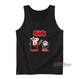 Puzzle Horror Pig Peppa Tank Top for Unisex
