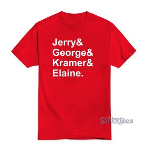 Jerry and George and Kramer and Elaine T-Shirt For Unisex