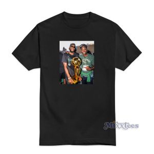 Milwaukee Bucks Holding TrophyT-Shirt For Unisex