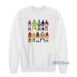 Superhero Butts Sweatshirt for Unisex