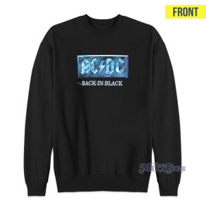 Vintage 1996 ACDC In Black Sweatshirt for Unisex