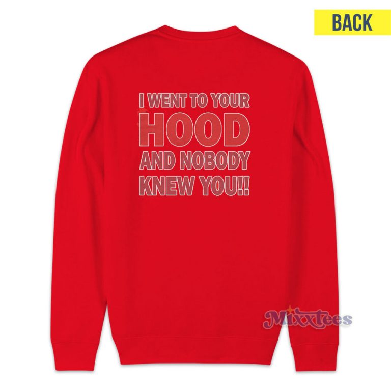 I Went To Your Hood And Nobody Knew You Lyrics