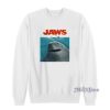 Jaws King Shark Sweatshirt for Unisex