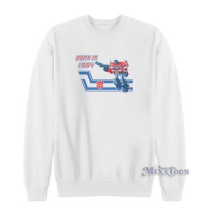 Transformers Optimus Prime Born In 1984 Sweatshirt