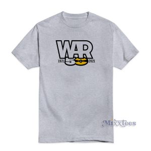 War Launches A 50th Anniversary Celebration T-Shirt