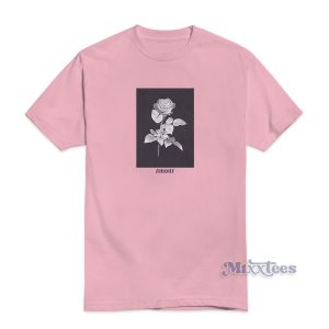 Rose Word Amour Pink T-Shirt For Unisex