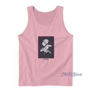 Rose Word Amour Pink Tank Top for Unisex