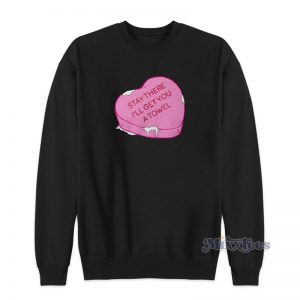 Stay There I'LL Get You A Towel Love Sweatshirt For Unisex
