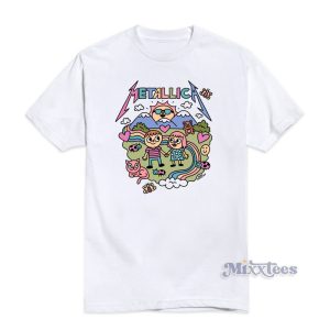 Cute Metallica Cartoon T-Shirt For Unisex