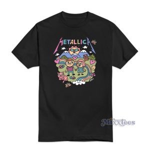 Cute Metallica Cartoon T-Shirt For Unisex