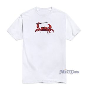 Crab With Knife T-Shirt For Unisex