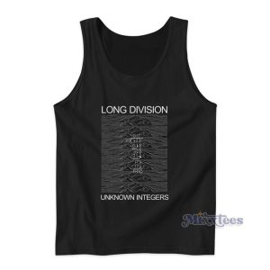 Long Division Unknown Integers Tank Top For Unisex