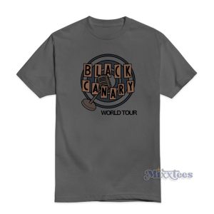Black Canary World Tour T-Shirt For Unisex
