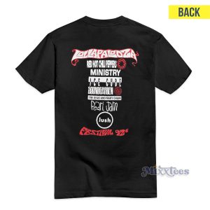 Lollapalooza Festival 1992 Concert T-Shirt For Unisex