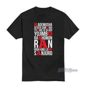 Kagemusha Seven Samurai Throne Of Blood T-Shirt