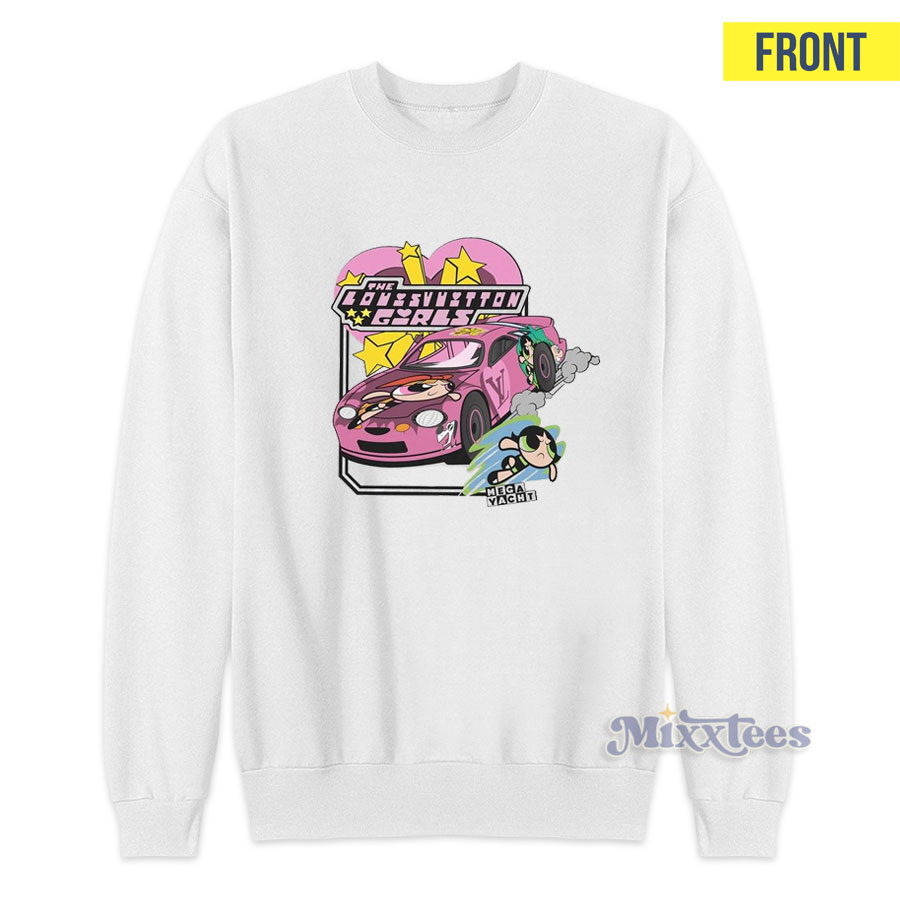 Mega Yacht Powerpuff Girls Pink Hoodie for Unisex 