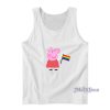 Peppa Pig Gay Flag Tank Top For Unisex
