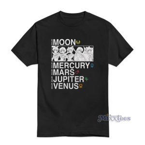 Sailor Moon Mercury Mars Jupiter Venus T-Shirt For Unisex