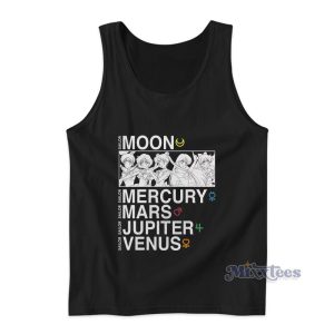 Sailor Moon Mercury Mars Jupiter Venus Tank Top For Unisex
