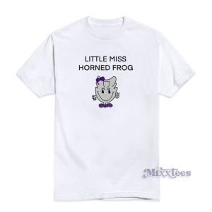 Little Miss Horned Frog T-Shirt