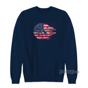 Millennium Falcon American Flag Sweatshirt