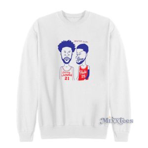 Joel Embiid And Ben Simmons Practice Sucks Philadelphia Basketball Sweatshirt