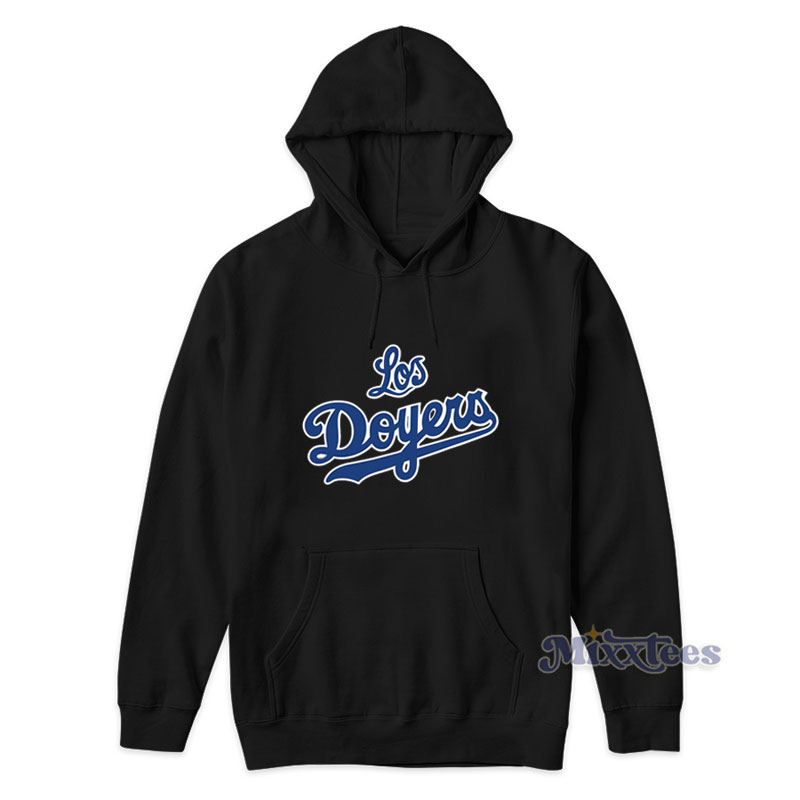 Los Angeles Dodgers Parody Los Doyers Logo Hoodie 