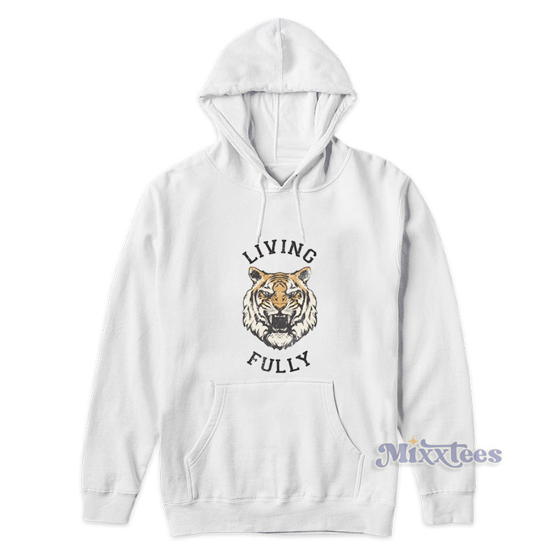 Living Fully Mallory Ervin Tiger Hoodie - Mixxtees.com