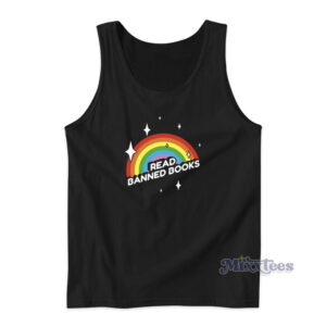 Read Banned Books Rainbow Tank Top