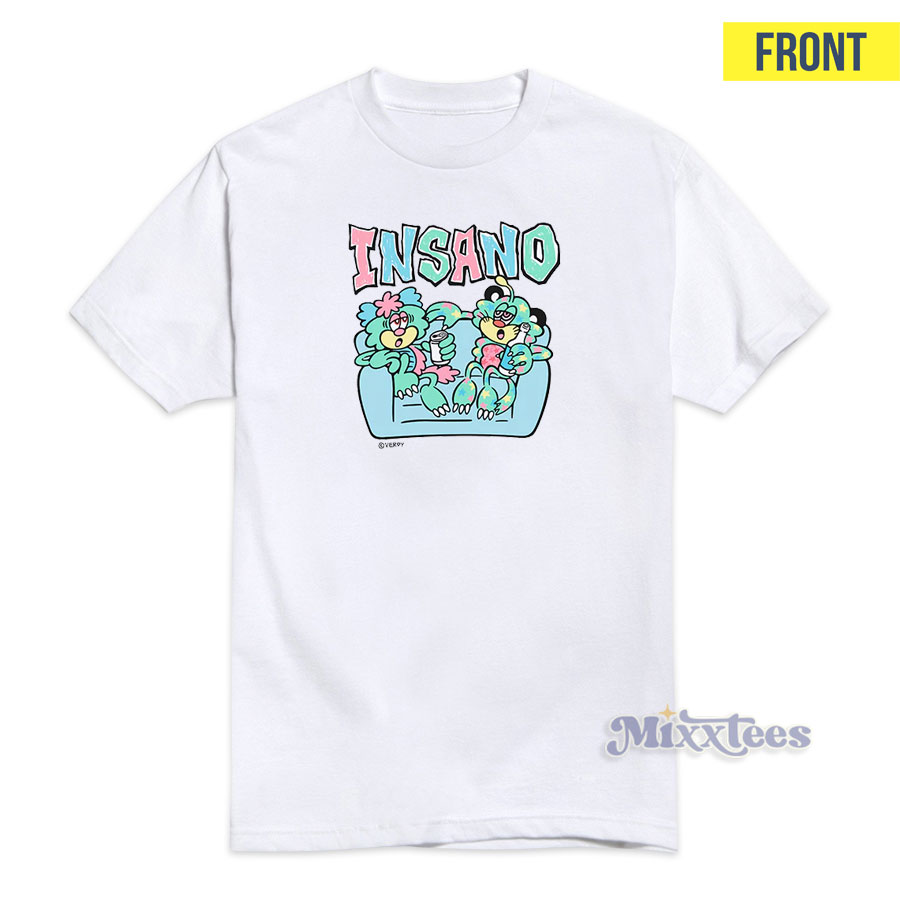 VERDY Visty x Kizzy Kid Cudi INSANO Album T-Shirt For Unisex