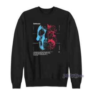 Rose Skull Tracklist Sweatshirt