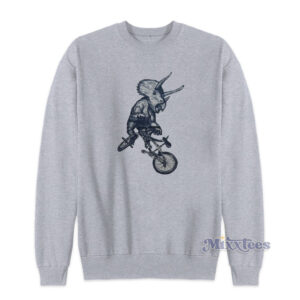 Triceratops Bike Sweatshirt