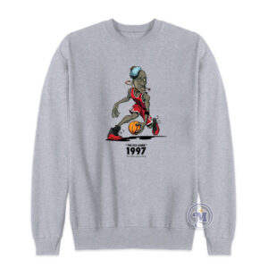 Great Black Shark The Flu Game 1997 The Illest Of The Illest Sweatshirt