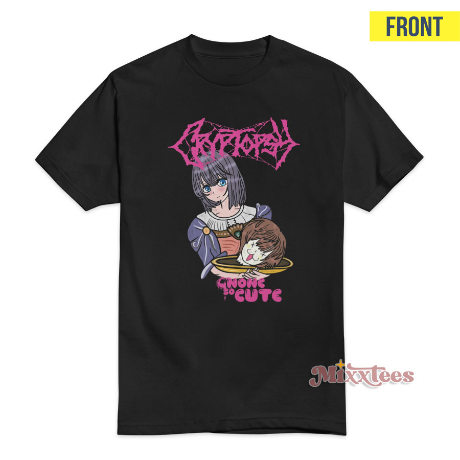 Cryptopsy Tシャツ XL 新品 Cryptopsy None So Cute T-Shirt - Mixxtees.com